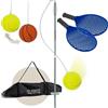 PHIBER-Sports Twistball Set [2026 Migliorato Modello] - Durevole Grazie alle Parti migliorate - Swingball per Bambini e Adulti - Palla da Tennis su Corda, Tennis Trainer Gioco Giardino e all'aperto