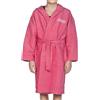 ARENA Zeal Youth Accappatoio Junior, Fucsia/Bianco, S