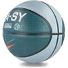 Nike Playground 8P 2.0K Durant Deflated Pallacanestro in gomma colore Ocean Bliss/Mineral Teal/Faded Spruce/Hot Punch, misura 7, N.100.7112.419.07