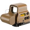 Mifhnby Mirino olografico 558 con punto verde/rosso con sgancio rapido per montaggio su guida Picatinny da 20 mm (TAN)