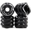 Shark Wheel Ruota Skateboard - 60 mm 78a California Roll - Colore Nero