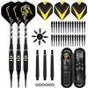 LangRay Set Freccette Professionali Punta Plastica, 3 Pezzi Freccette Soft per Freccette Bersaglio Elettronico con Custodia e 30 Punte per Freccette Morbide, Accessori per Freccette Bersaglio Elettronico