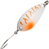 Fishing Tackle Max FTM Spoon Salza - Freccia UV 3,2 g, colore: Bianco/Arancione/Nero