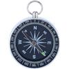 Mtlavishness Bussola tascabile portatile argento per campeggio all'aperto Escursionismo Sport Navigazione Affidabile cercatore di direzione con ago magnetico accurato Design