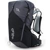 Rab Veil XP - Zaino da 30 litri, leggero, traspirante, per trail running ed escursionismo, Peltro/Grafene, S