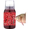 ZhangJJJJJJJ Esca liquida a forma di verme rosso, per pesca alla trota, merluzzo, carpa, spigola