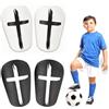 DVSWDMA 2 Paia Mini Parastinchi da Calcio, 9,5 x 6 cm con Protezione a Croce Extra Piccoli Parastinchi da Calcio Equipaggiamento Protettivo per Adolescenti Adulti Ragazzi Ragazze
