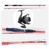 Generico Canna da Pesca per Seppie Eging 2,10 Mt Barca Mare Seppia kit con mulinello