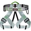 ALPIDEX imbracatura da arrampicata per donna e uomo EN 12277 imbracatura via ferrata universale con cosciali regolabili, Colore:Green Pepper