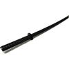 Yudu Bokken - Spada per esercizi in legno, colore: nero