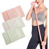 KITDAHOM Set di 3 Bande Elastiche Fitness - Elastici fitness 1500~2000 x 150 x 0.35mm - 3 Livelli di Resistenza - Materiale TPE - Per Allenamento Muscolare, Yoga, Pilates (Rosa, Verde, Grigio)