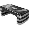 MAXSTRENGTH Stepper per esercizi aerobici con 5 livelli di camminata regolabili, cardio, peso, yoga, esercizi di forza, antiscivolo per casa/palestra/ufficio, allenamento