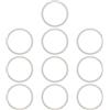 LT Easiyl 10 micro distanziatori per cuffie da 28,6 mm, per mountain bike con manubrio da 1-1/8, 29 x 33,5 x 0,2 mm