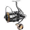Generic Mulinello da pesca in metallo ad alte prestazioni serie 8000 ~ 14000 con 6+1 cuscinetti per acqua salata e d'acqua dolce Big Game pesca colore nero (NAG9000)