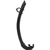 Hapivida Snorkel Subacqueo, Tubo Respirazione in PVC con Boccaglio Silicone Morbido Leggero Portatile Ermetico per Apnea Nuoto Immersione Attività Subacquee Nero