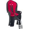 Hamax Kiss - Sella per bicicletta per bambini con supporto per telaio, con staffa bloccabile, nera con imbottitura rossa