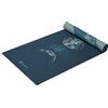 Gaiam Tappetino da yoga reversibile, extra spesso, antiscivolo, per tutti i tipi di yoga, pilates e allenamenti a pavimento, onde lunari, 6 mm