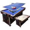 GRAFICA MA.RO S.R.L. Tavolo da Biliardo Professionale Tavolo Multigioco Biliardo 3 in mod. 7ft Mattew blu