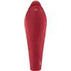Ferrino sacco letto nightec 600 lite pro 86708 NRR sacco a pelo per escursioni trekking bivacco tenda scout viaggi imbottitura sintetica misura M colore rosso SX