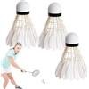 Xeihuul Palline da Badminton - 3 Palline da addestramento ad Alta velocità per Giochi Interni ed Esterni