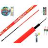 Pescasubito.com Kit Bambino - Canna Fissa 3Mt Galleggianti Filo Piombi Ami Pesca Bimbo