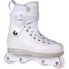 Powerslide USD Sway Chess White Stunt Skates - Pattini in linea aggressivi Hardboot, Kizer Fluid IV UFS, 60 mm, 88 A, cuscinetti a sfera ABEC 9, bianco/grigio per Street & Park (44-45)