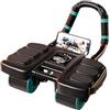 Generico Ab Roller - Ruota addominale Ab Roller | Rullo per esercizi addominali indoor | Ruota con rulli addominali a 4 ruote | Rullo per esercizi addominali | Rullo addominale per allenamento a del