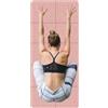 Rrlihjgu Tappetino da yoga pieghevole - Tappetino da allenamento per la casa - Tappetino da yoga antiscivolo da 6 mm per donne e uomini, per la meditazione domestica, pilates, ginnastica a pavimento