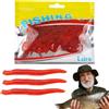 Generisch Esca per con bassi, esche per con acqua salata | Fly Fishing Lures Silicon Trombo - Pesce flessibile -Locker - Esche artificiali per orate