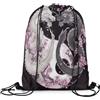 Generic Drawstring Backpack Drago Unisexe Sacca con Coulisse Leggera Storage Bag per Pallavolo Scuola Escursionismo