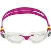 Aqua Sphere AQKACT New Aquasphere Kayenne Compact Goggle-Trans (192.050) carta Calcio, S, M
