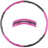 Matchu Sports | Hula Hoop | Fitness Hoop | Disponibile in 1,2 KG, 1,5 KG e 2 KG | Diametro 100 CM | 6 parti | Strato di schiuma confortevole | Funzione di Massaggio |