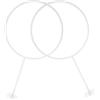 HONMEET 2pezzi Portapalloni Da Parete Per Pallacanestro E Calcio Supporto Per Palloni Da Esposizione Da Design Elegante E Facile Installazione Per Casa E Negozi