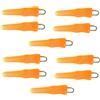 GLOBE FISHING Kit 10 Attacchi Rapidi Inox per Piombo Surfcasting Bolentino Lancio Tecnico