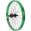KHEbikes KHE Prism BMX ruota posteriore, 20 pollici, verde anodizzato, asse 14 mm, pignone libero 16T, larghezza cerchione 38 mm