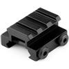 Gexgune Supporto per guida P.icatinny | Torcia tattica da 20 mm, mirino a punto rosso e supporto per cannocchiale | Design compatto a 3 slot