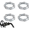 Wisylizv Cuscinetti per Bicicletta, 20,6 mm, 7 Sfere, per Cuscinetti per Ruota, 4 Cuscinetti a Sfera per Ruota Anteriore, compatibili con Biciclette per Bambini, Stretch e Standard