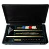Generico Kit Pulizia Pistola Calibro 9 38 357 Completo: Impugnatura Componibile, Due Aste In Ottone, Spazzola Di Lana Setole, Spazzola In Ottone