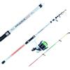 Generico Kit Canna + Mulinello con Filo Pesca Bolentino 2.40Mt Azione 80/120 Gr Pagello Fragolino Sgombro Seppia Calamaro Barca
