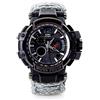 WLDOCA Multifunzione Impermeabile Militare tattico Paracord Watch Outdoor Survival Watch per Uomo Sport Orologi da Polso con Bussola termometro per Sport all'Aria Aperta Campeggio,C