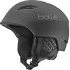 bollé - B-Style 2.0 Black Matte, casco da sci/snowboard adulto, in Mold, auricolari staccabili, sistema Click-to-fit (Large)