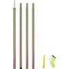 vidaXL Asta per Parasole a Vela 250 cm Acciaio Zincato