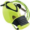 Fox 40 Epik - Fischietto CMG (con gommino per l'imboccatura) con cordino da collo, NEON YELLOW