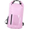 SZLIFE Sacca stagna, Resistente all'Acqua, Versatile, Portatile, Impermeabile, Zaino Leggero per Kayak, Rafting, Campeggio, Spiaggia, Nautica, Rosa 20l