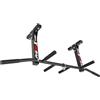 K-Sport: Barra per trazioni per montaggio a soffitto I caricabile fino a 250kg I stazione di forza con barra pull up e 3 maniglie I Attrezzatura fitness professionale per la casa, incluso e-book