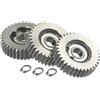 Jotekonoby Ingranaggio motore in acciaio 36T per motori bici elettriche diametro esterno 38 mm - compatibile con sistemi Middrive, confezione da 3