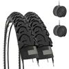 ECOVELO EBA12MBE 2 COPERTONI Neri 12 1/2 X 1.75 X 2 1/4 (47-203) + CAMERE Pneumatici in Gomma Bici Bicicletta MTB Bambino