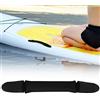 BORDSTRACT Maniglia Canoa, Maniglie Kayak, Attacco per Maniglia per Tavola da Surf Morbida in Neoprene e Pelle PU, Canoa Kit Accessorio di Ricambio, per Kayak Valigia, Tavola da Surf