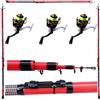 globe fishing Bolognese Metri 3 Canna Con Mulinello Pesca Galleggiante Fondo Mare Lago combo Kit 3 Pezzi