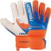 Reusch Guanto Prisma SD Finger Support Guanto da Portiere, Arancione Blu 11
